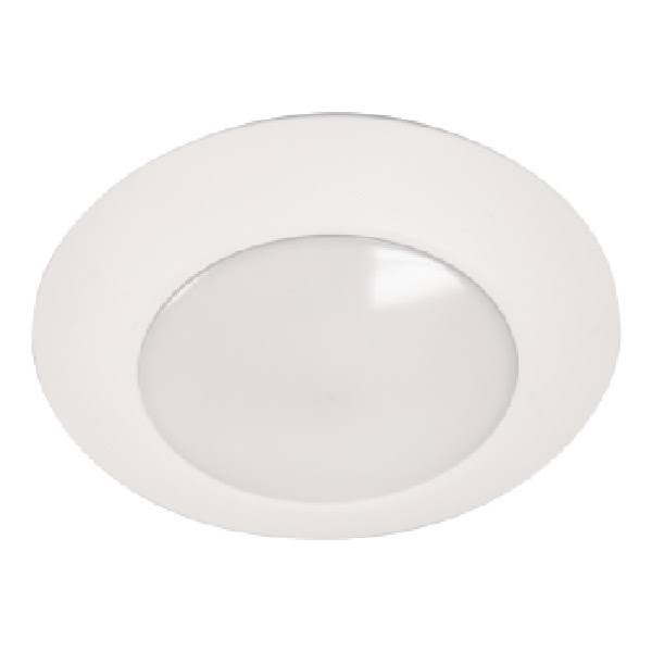 Halo 6&rdquo; LED Surface Light, 900lm, 4000K, White, 6 Bulk Pack