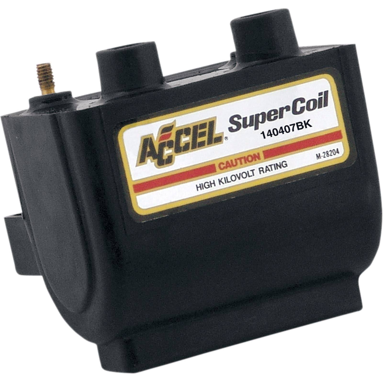 ACCEL 140407BK Coil Super Dual Ele. Bk, Black