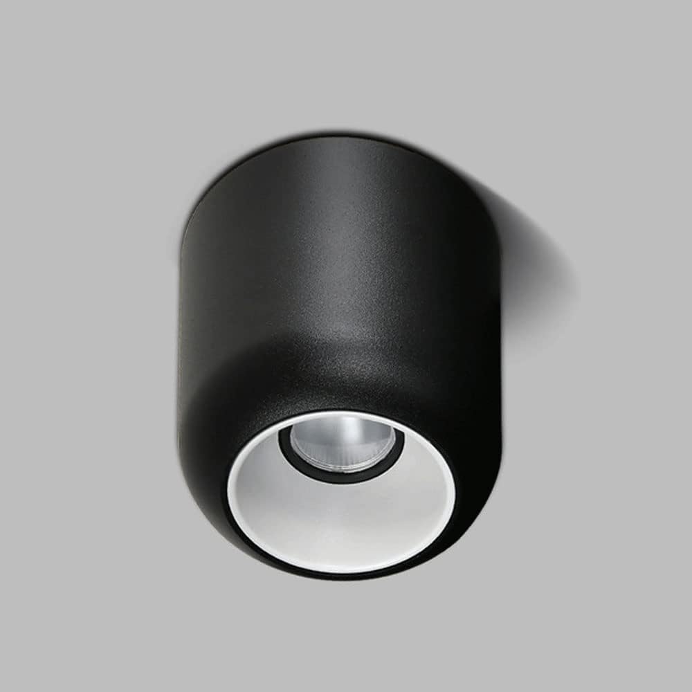 WXJLYZRCXK Wall Lamp Led Ceiling Spotlight Surface Mounted Downlight Accent Spot Lamp, Aluminum Ceiling Mount Lamps Directional Spotlights for Hallway Corridor Gallery Kitchen Living Room/White-3500K