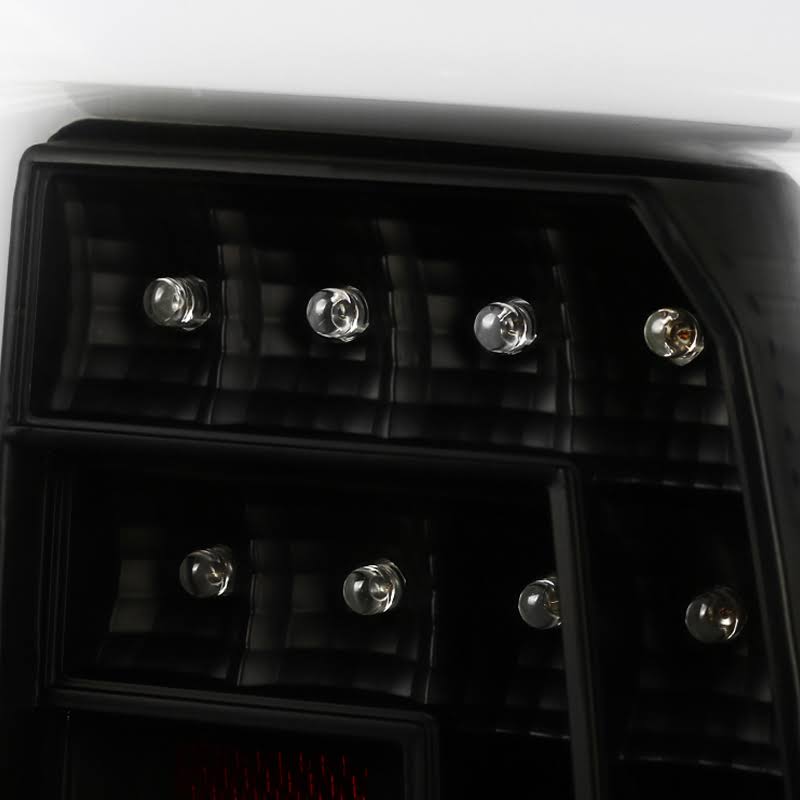 Spec-D Tuning LED Tail Lights- Black 14-18 GMC Yukon