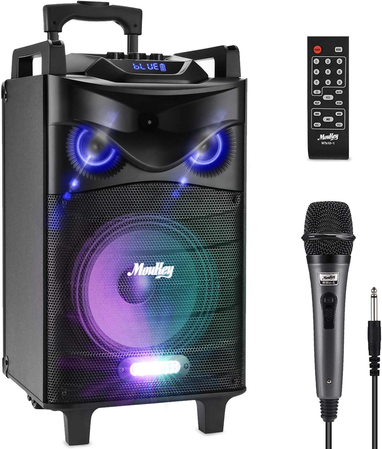 Moukey Karaoke Machine for Adults/Kids, 8