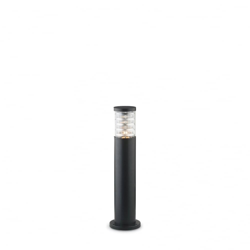 Ideal Lux Tronco Single Post Light Small Black Driveway Bollard Lights