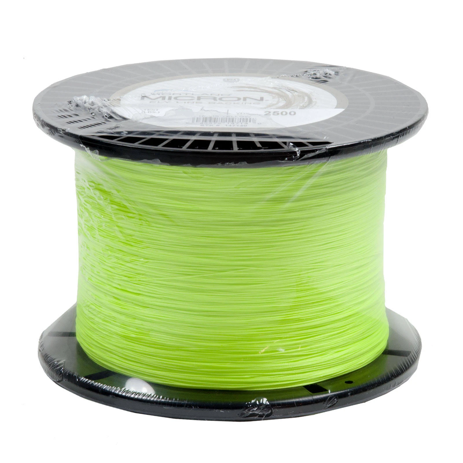 Cortland Micron Fly Line Backing - Yellow 2500yd - 30lb