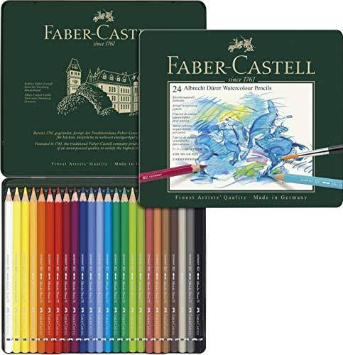 Faber-Castel Fc117524 Albrecht Durer Artist Watercolor Pencils in A Tin (24 Pack)