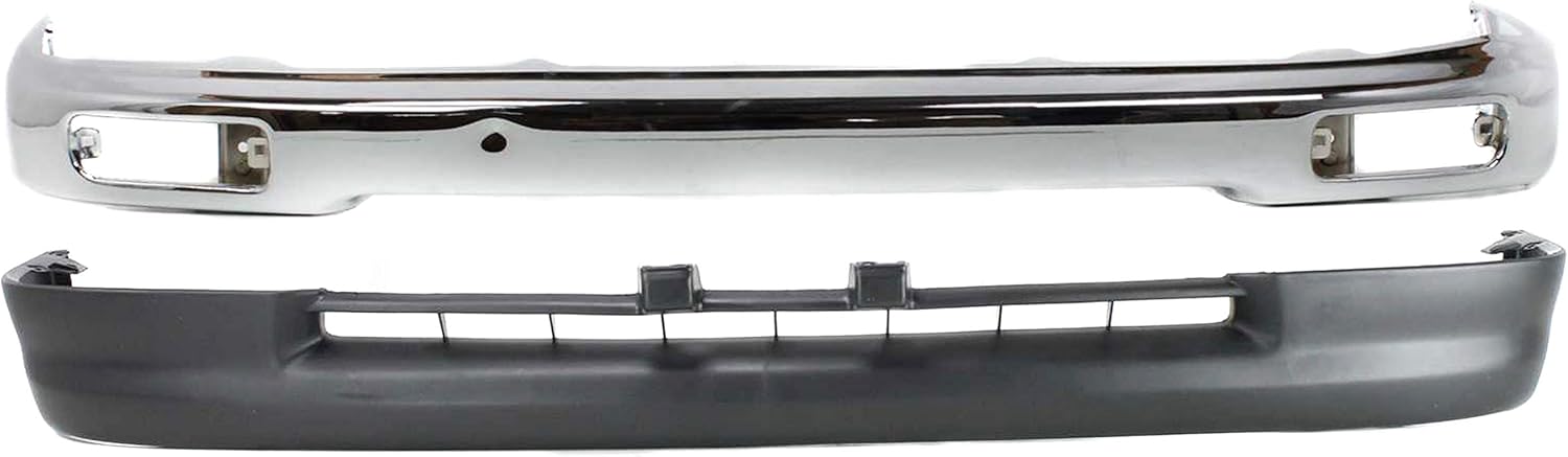 Garage-Pro Front Bumper Compatible with 1995-1997 Toyota Tacoma with Valance, 2WD Set of 2
