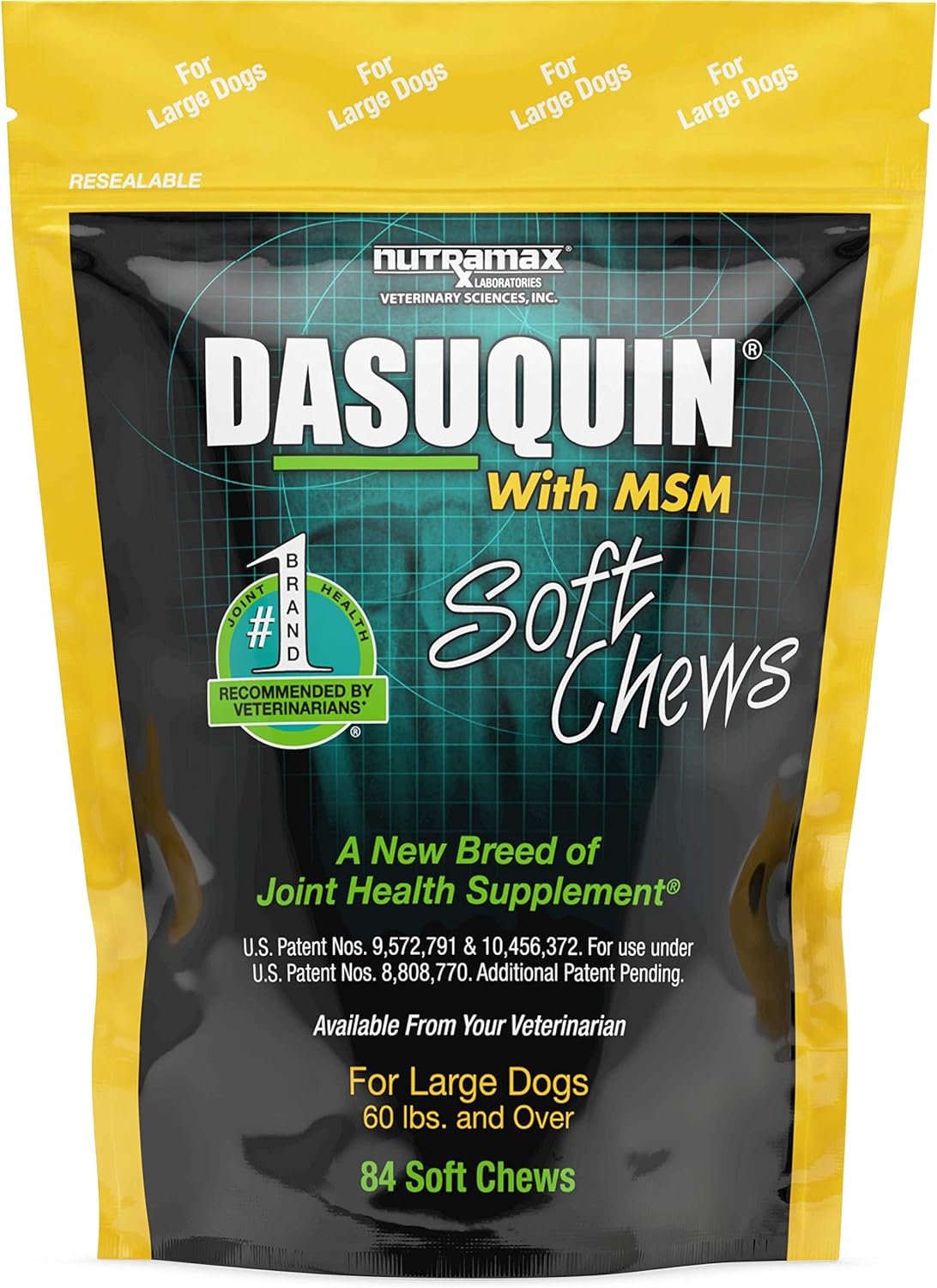 Nutramax Laboratories Dasuquin with MSM Soft Chews Pack of 2