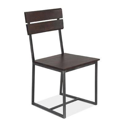 Ladder Back Side Chair in Dark (Set of 2) Home Trends u0026 Design