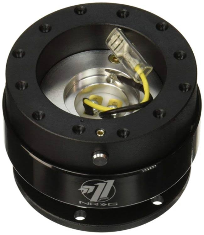 NRG Innovations SRK-200BK Quick Release (Black Body/Black Ring)