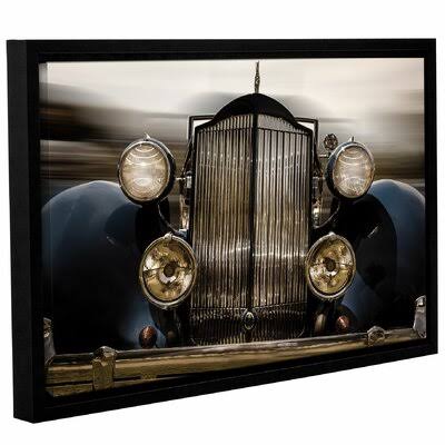 Latitude Run 36 Packard Super Framed Photographic Print, Blue