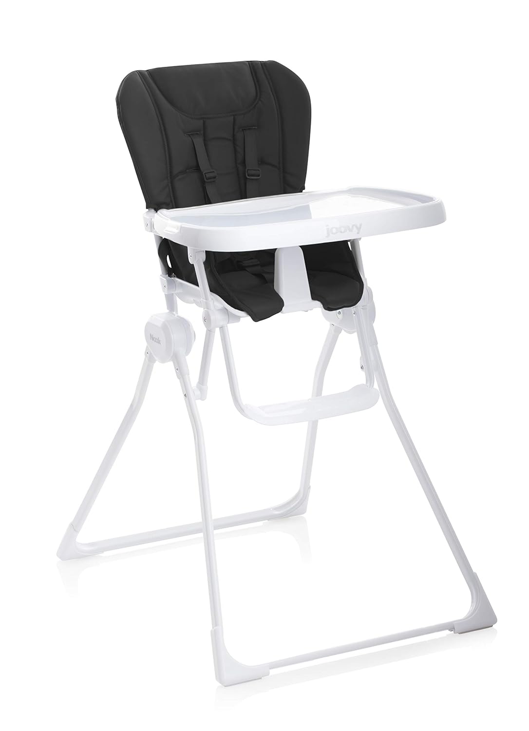 Joovy Nook High Chair, Compact Fold, Swing Open Tray, Charcoal