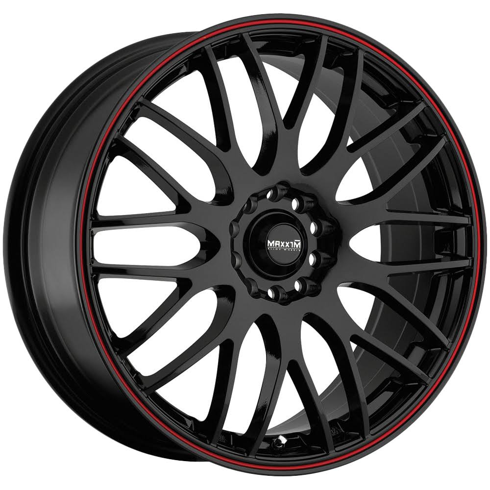 Maxxim - Maze Black with Red Stripe