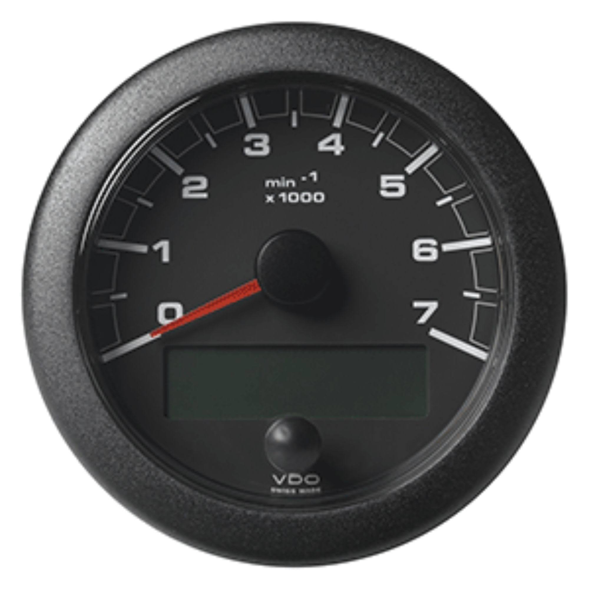 VDO Marine 3-3/8x22 (85mm) OceanLink NMEA 2000 Tachometer - 7000 RPM - Black Dial u0026 Bezel