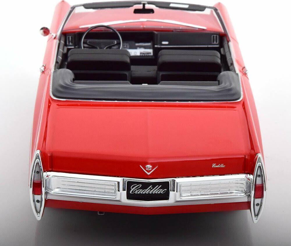 KK Scale Models - Cadillac DeVille Convertible - 1967 - 1/18, Red