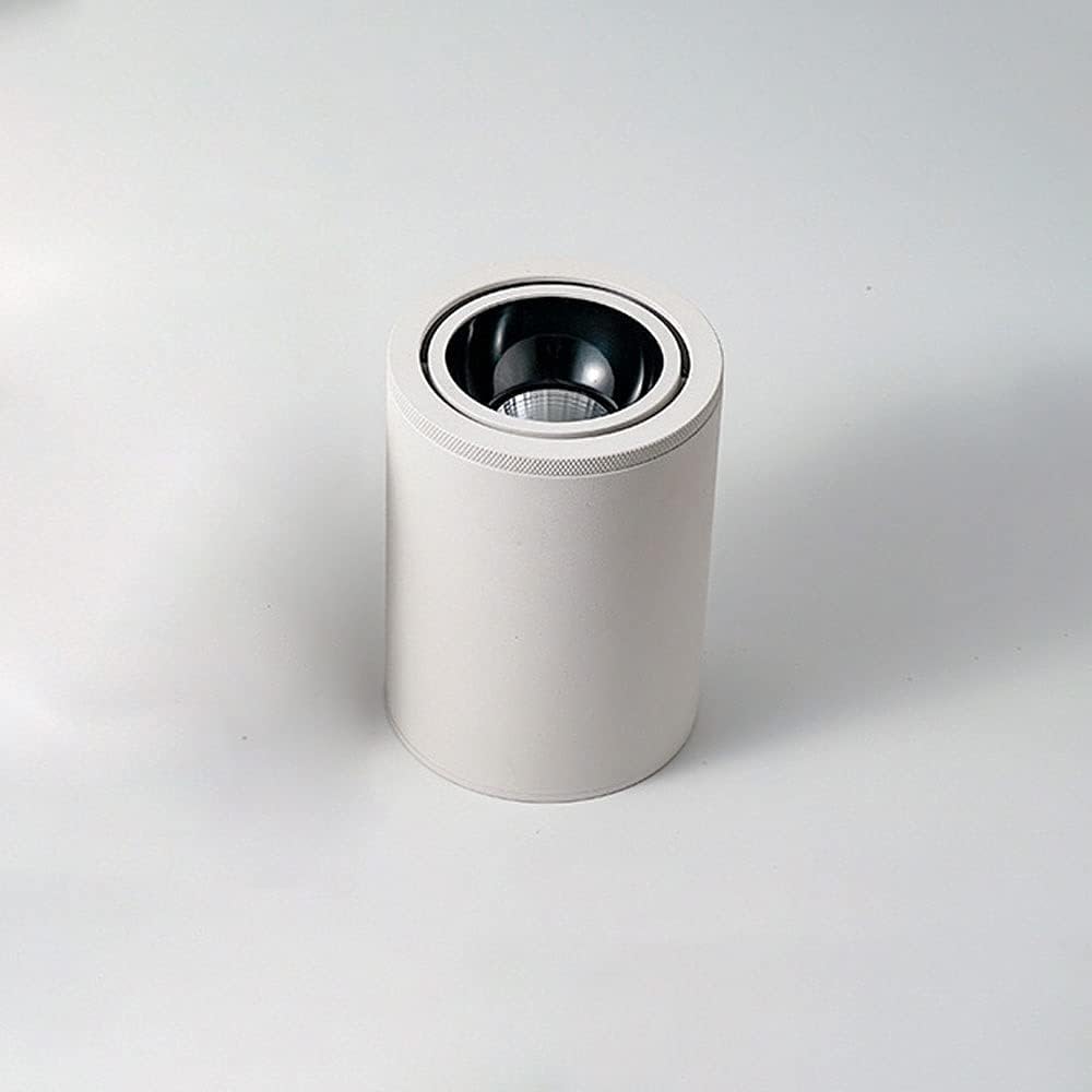 WXJLYZRCXK Wall Lamp Adjustable Surface Mounted Accent Spot Lighting Indoor Led Ceiling Spotlight, 7W Gallery Picture Lights &Ni Accent Spotlights, Aluminum Ceiling Mount Light Fixtures/Gold-3000K