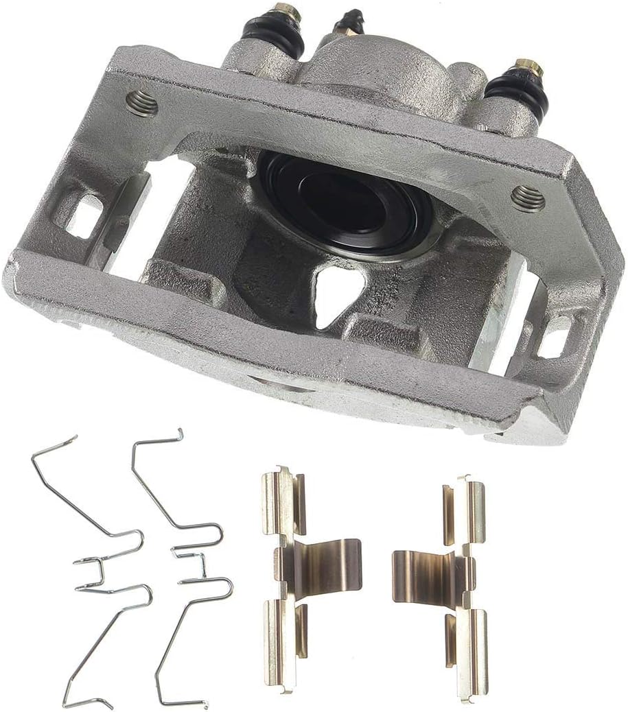 A-Premium Disc Brake Caliper Assembly with Bracket Compatible with Ford E-150 E-150 Club Wagon Econoline 2004-2006 Rear Passenger Side