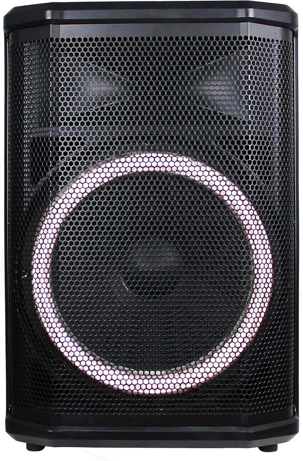Norcent Portable Bluetooth Karaoke Party DJ Speaker with Remote Control and Sound Activated LED Light Show, 12