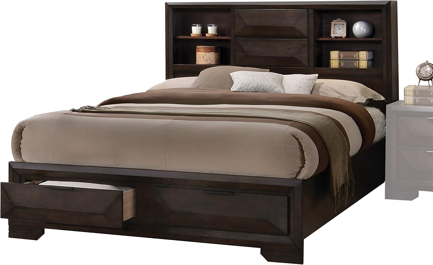 ACME Furniture Merveille Queen Storage Bed, Espresso
