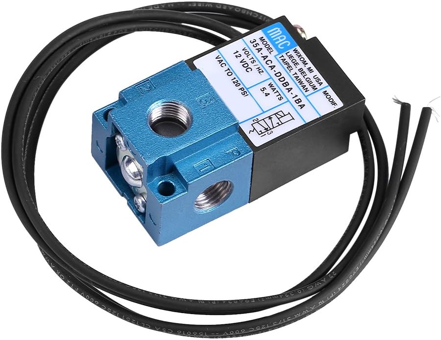 Solenoid Valve, DC 12V 3 Port Electronic Boost Control Solenoid Valve 35A-ACA-DDAA-1BA