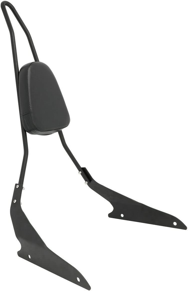 Top Valuable Sissy Bar Backrest With Comfortable Pad Compatible With Suzuki Boulevard M109R M109R2 M109RZ Limited M109R Limited Edition M109R Boss (Black)