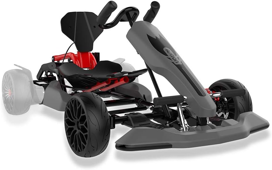 ASITON Attachment for Transforming Hoverboard Scooter into Go-Kart Kart Adjustable Frame Converter Kit Compatible with Hoverboard Scooter (only Go-Kart,not Contain Hoverboard)