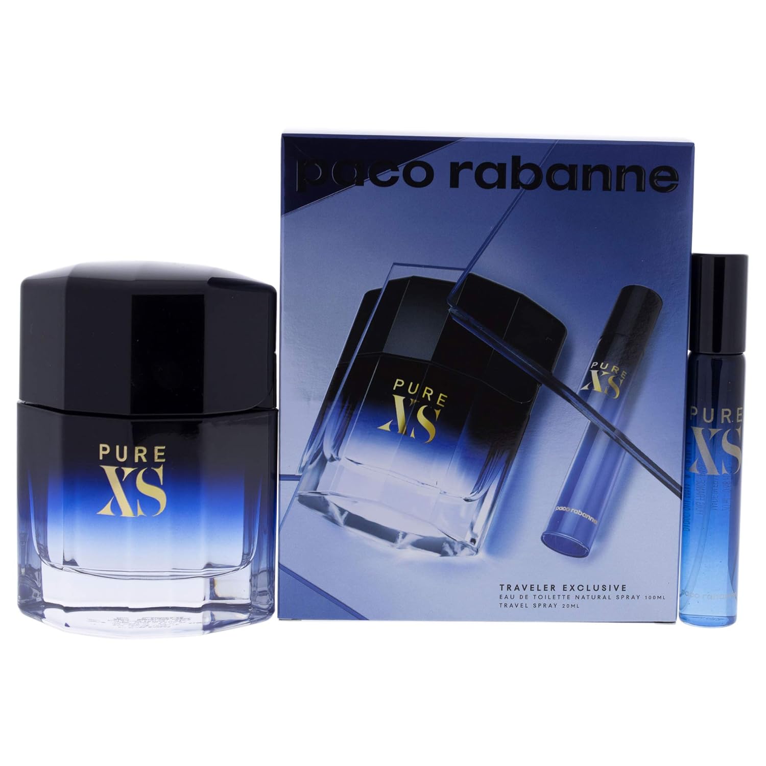 Paco Rabanne Pure XS Men 2 Pc Gift Set Pack of 2