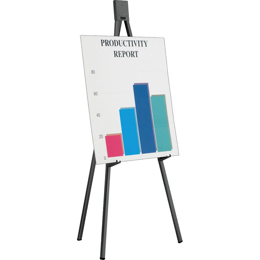 Da-Lite 87024 H323 6& Dual Purpose Easel - Black