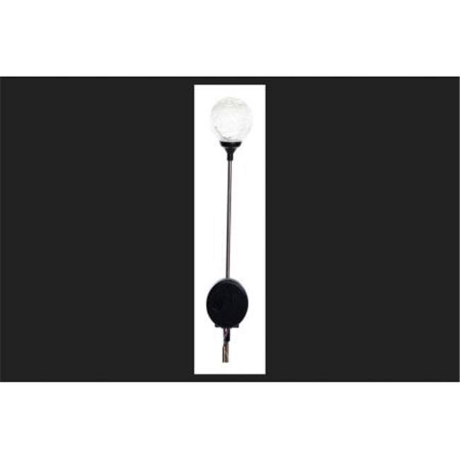 Alpine GXP158BB-CC Solar Crackle Ball with Color Changing LED Stick - Tray