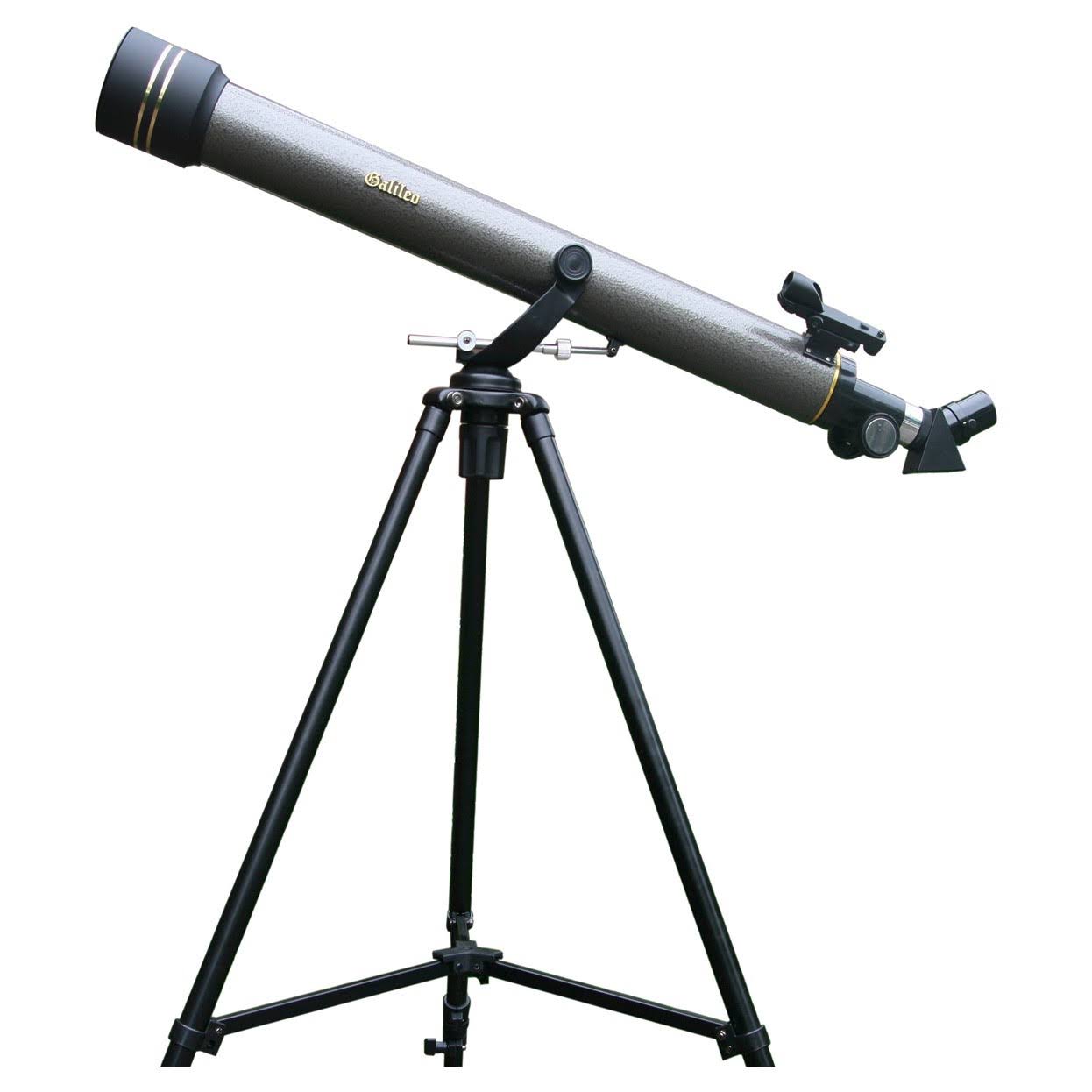 Galileo 700mm x 60mm Terrestrial Refractor Telescope, Hammertone