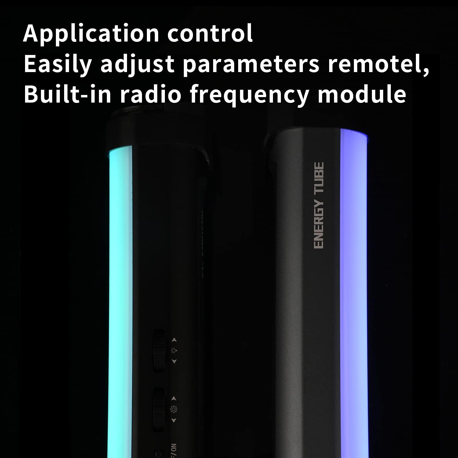 YC Onion LED Light Wand RGB Photography Handheld Light Stick,Full Color 0-360 Video Lighting with APP Smartphone Control, CRI98+, CCT3200k-6200k and Replaceable Battery Design Pack of 2