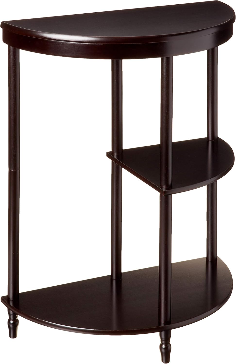 Frenchi Home Furnishing Half Moon Console Table, White Pack of 2