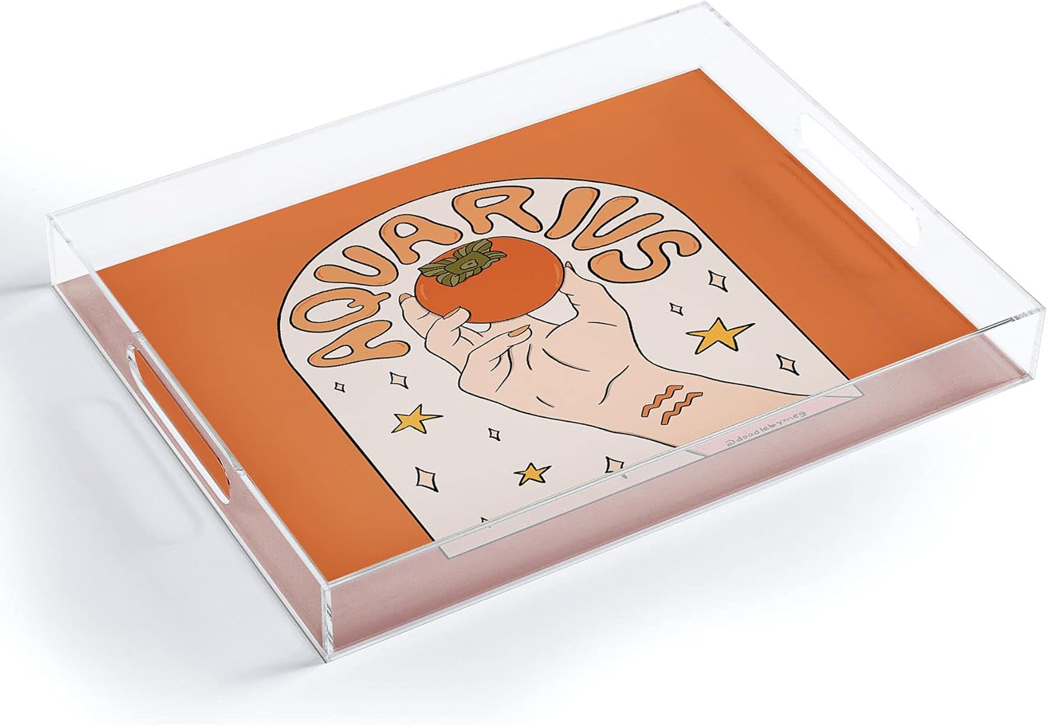 Society6 2021 Acrylic Tray, 15 1/2