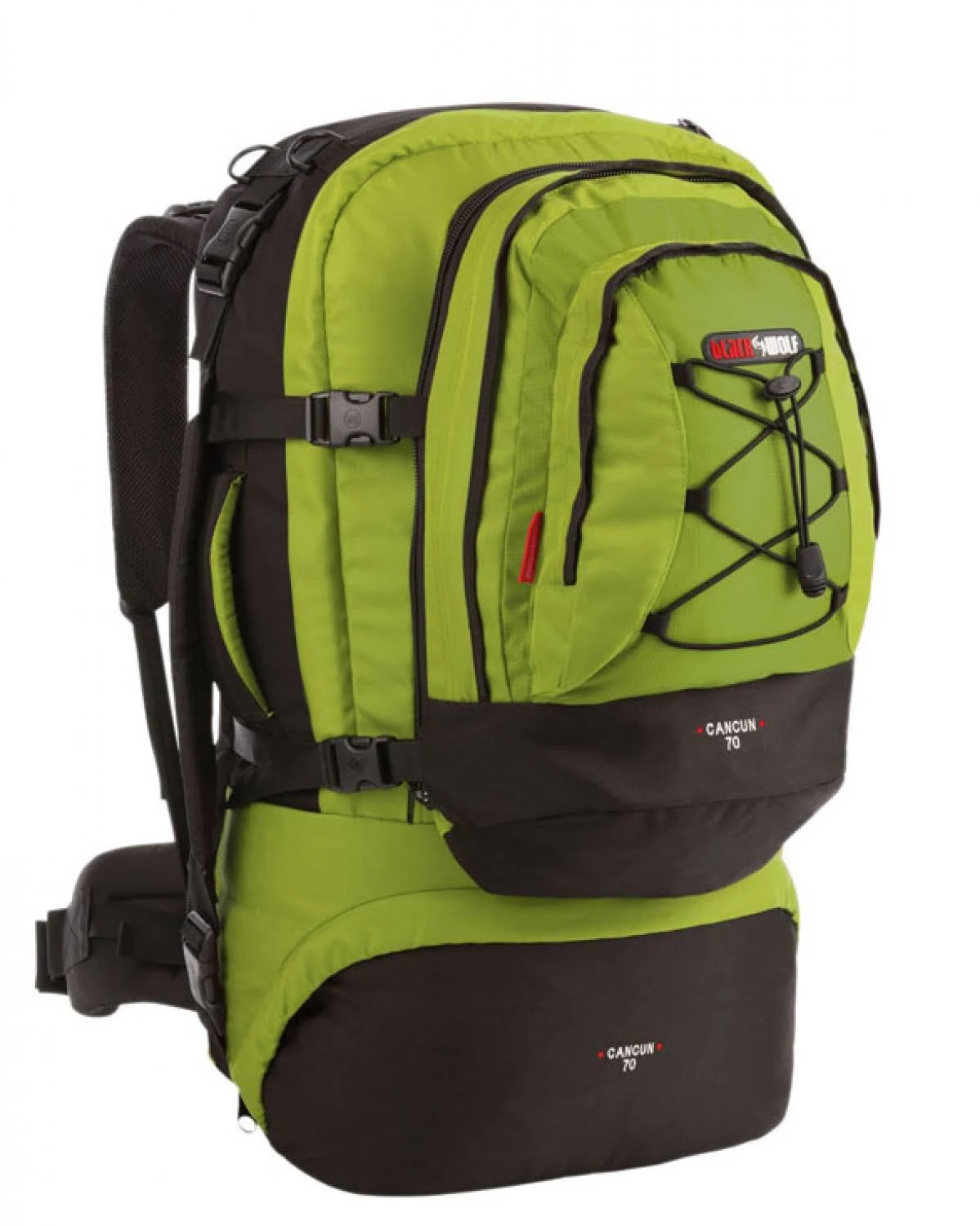 BlackWolf Cancun 70L Travel Pack Cactus Lime