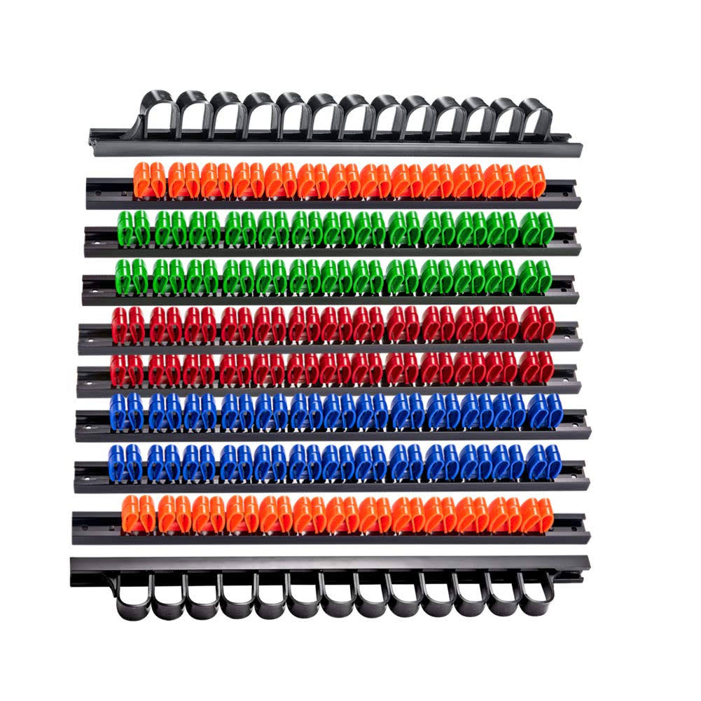 3-H Screwdriver Organizer, Pegboard Screwdriver Holder,Newly Opened Mold Made Wrench Organizer,Screwdriver Rack for Craftsman Gi
