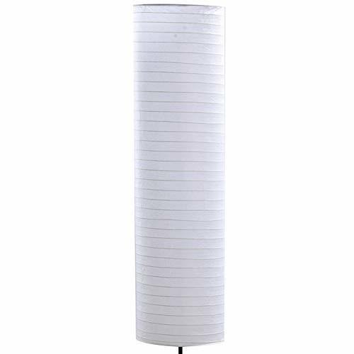Catalina Lighting 21438-000 Modern 2-Light Zen Stick Floor Lamp with Rice Paper Shade 70 Black