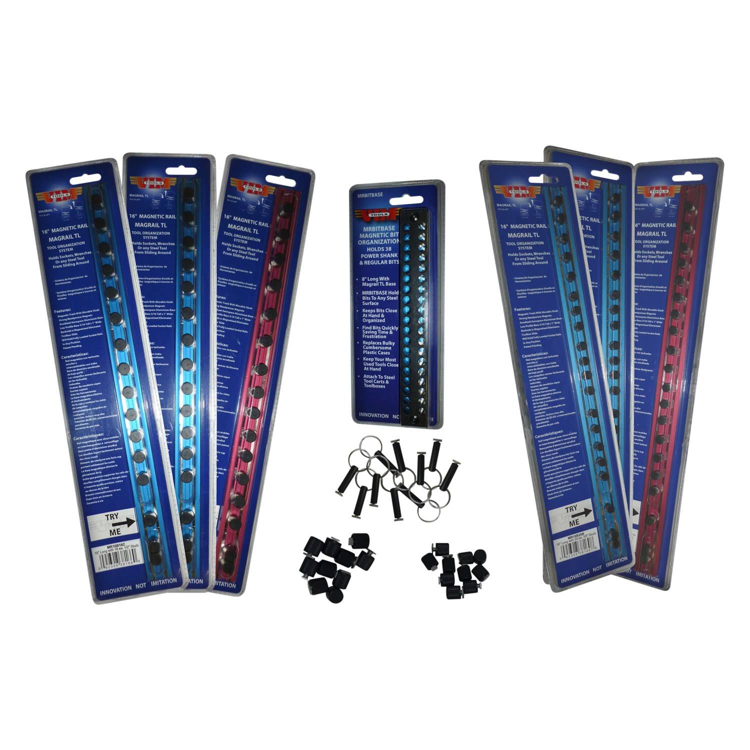 VIM Tools MR16JP Magrail 16x22 Jobber Pack, 10 Piece Set