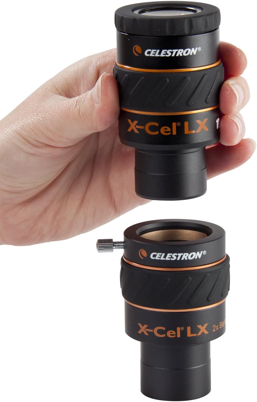 Celestron 93529 X-Cel LX 1.25-Inch 2x Barlow Lens (Black)