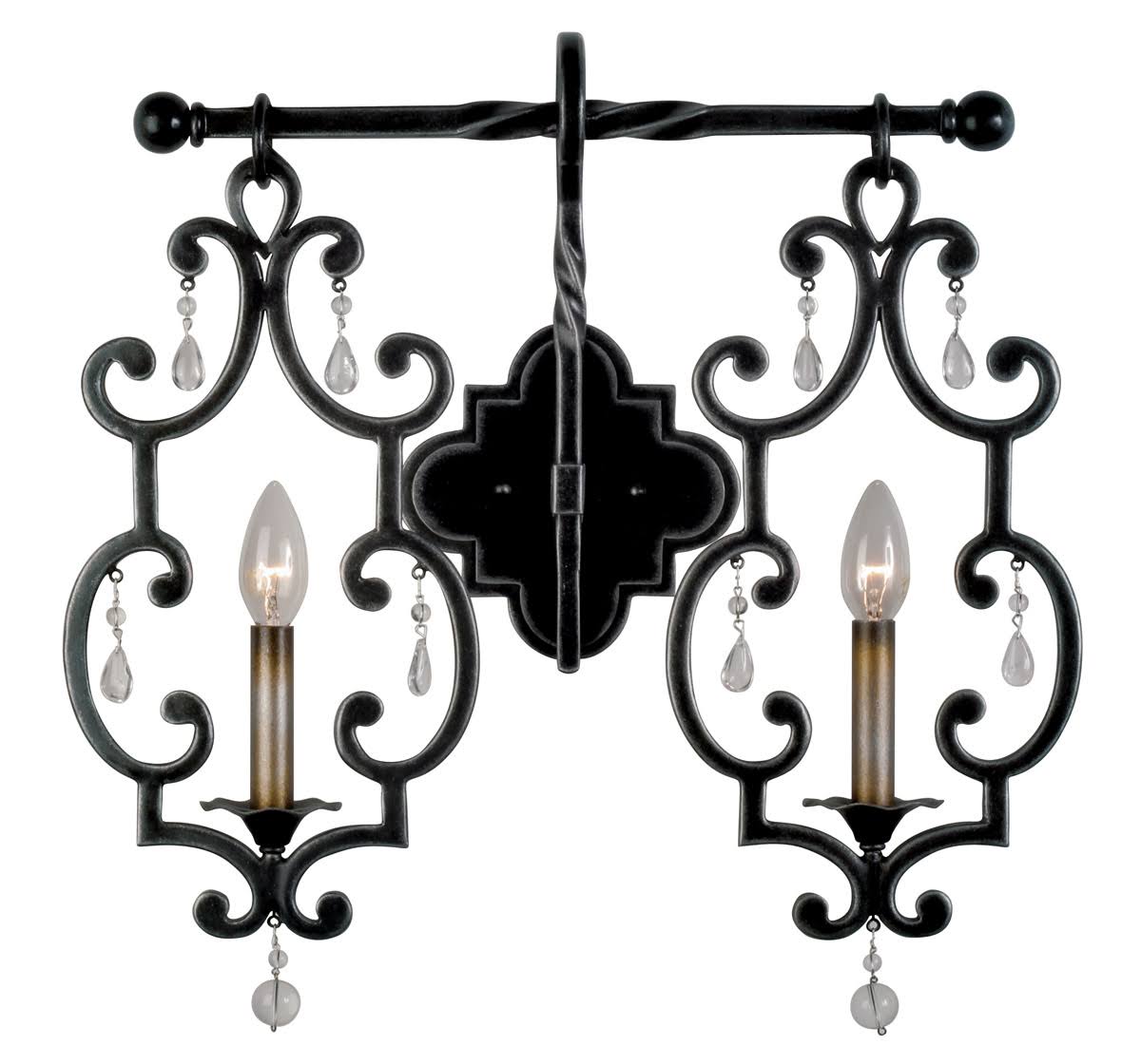 Kalco Montgomery 2 Light ADA Bath 2632AC (Antique Copper)