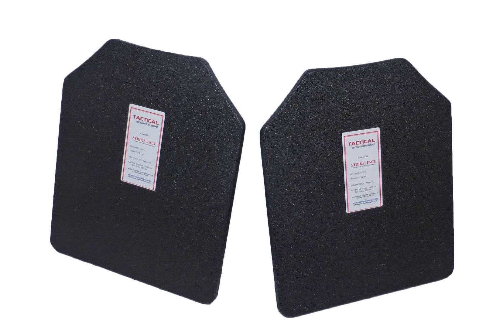 Tactical Scorpion Gear - Level IIIA Body Armor Pair Hard 10x22 x 12x22 Plates | Stops .44