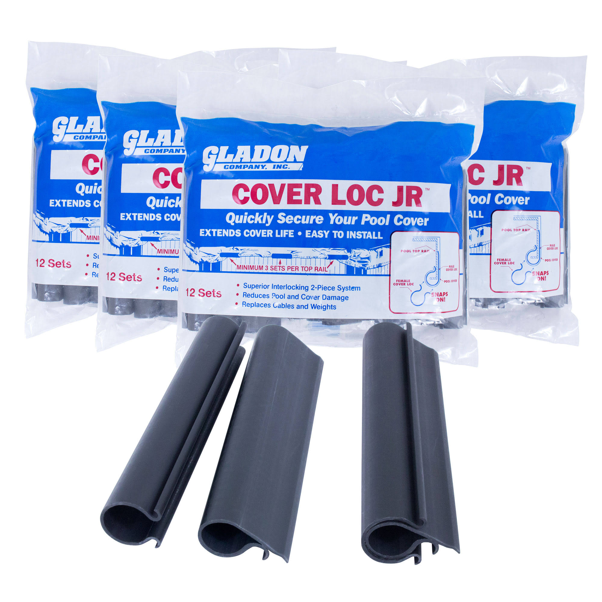 Cover Lock Jr. Cover Clips - 48 Pack