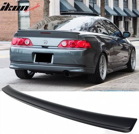 Fits 02-06 Acura RSX DC5 Rear Trunk Duck Lip Spoiler Wing - ABS, Black