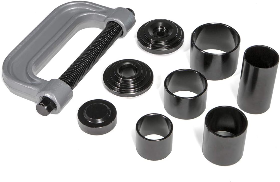 XtremepowerUS Universal 4-in-1 Ball Joint Service Auto Tool Set 2WD & 4WD Auto Repair Remover Installer Extractor Removal Mechanic w/Case