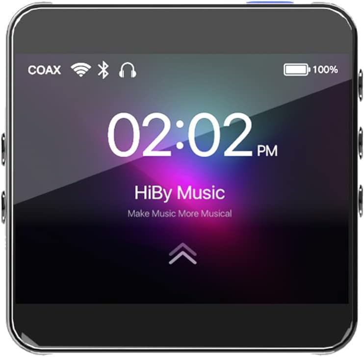 HiBy R2 Portable Lossless Music Player, mp3 Player with Bluetooth and Wi-Fi, Entry-Level Hi-res Audio Player with True High Fidelity Sound Quality- Black