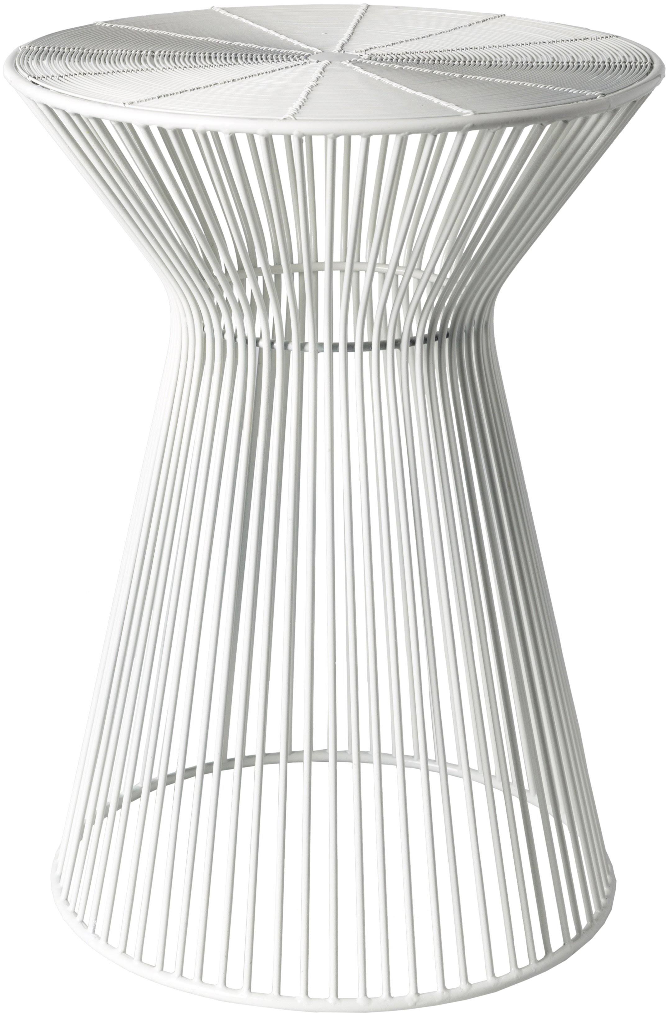 Surya Fife Accent Table White