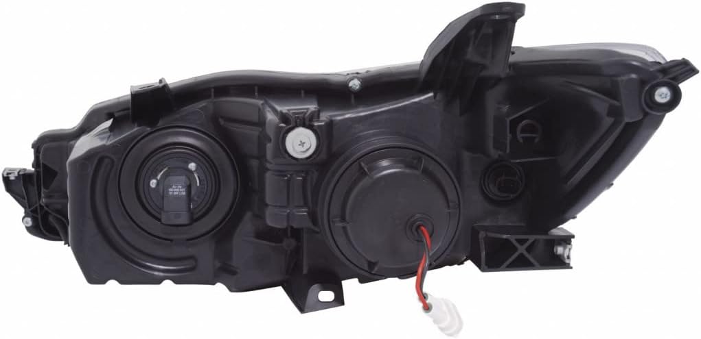 ANZO For Toyota Camry 15 16 Projector Headlights w/Plank Style Design Black | 121518