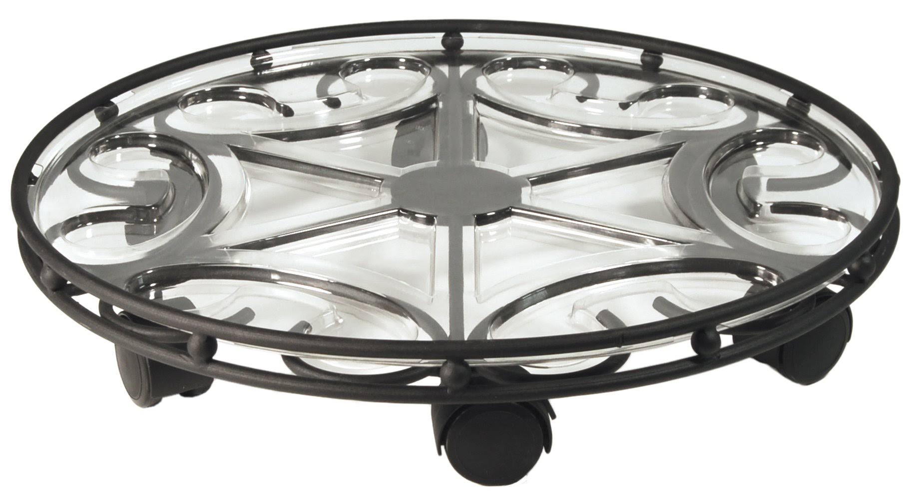Plastec Sc21bk 21 in Black Saucer Caddy Pro