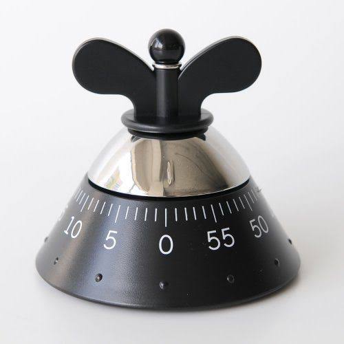 Alessi A09 B Kitchen Timer Black