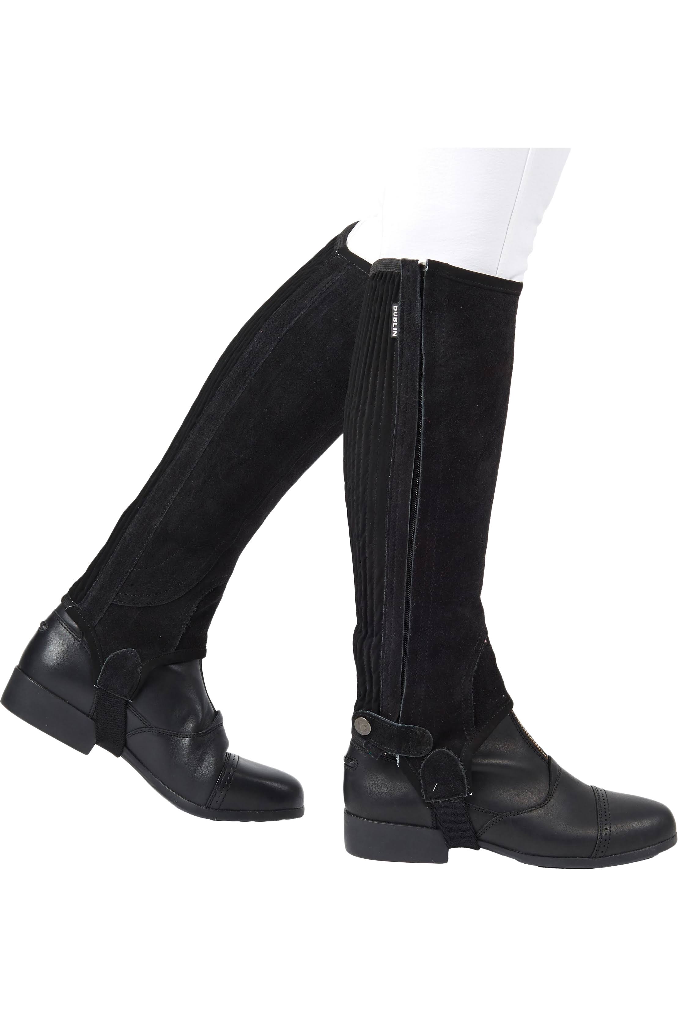 Dublin Suede Half Chaps II - Black