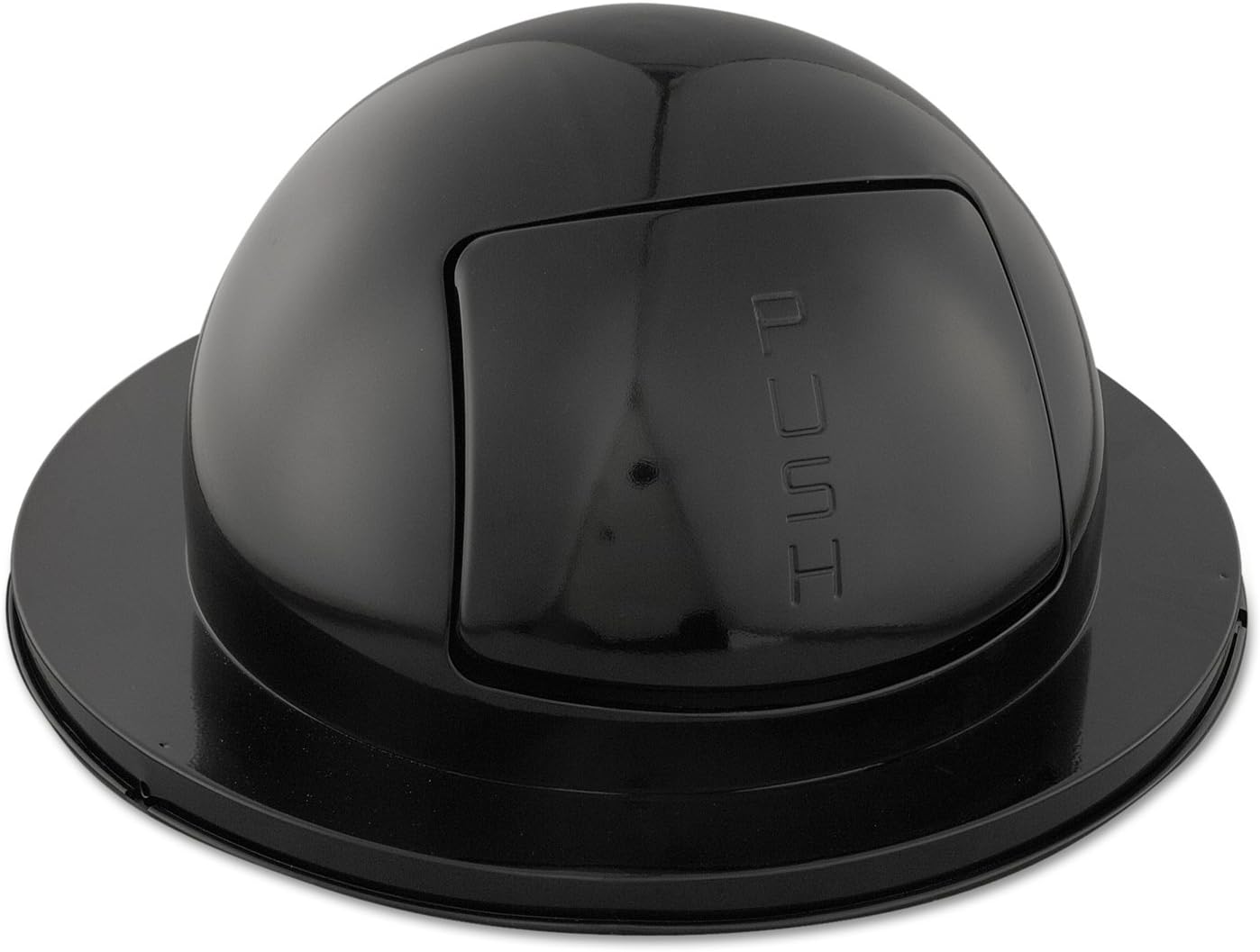 Rubbermaid Commercial Products FG1855BK Dome Trash Can Swing Lid, Black, Round
