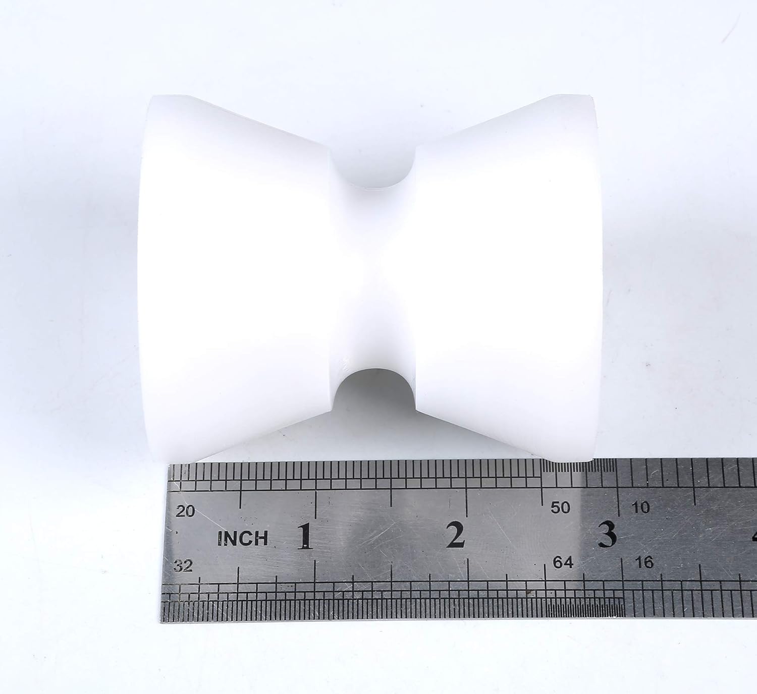 Mxeol Marine Anchor Bow Roller White Acetal Wheels 2PCS