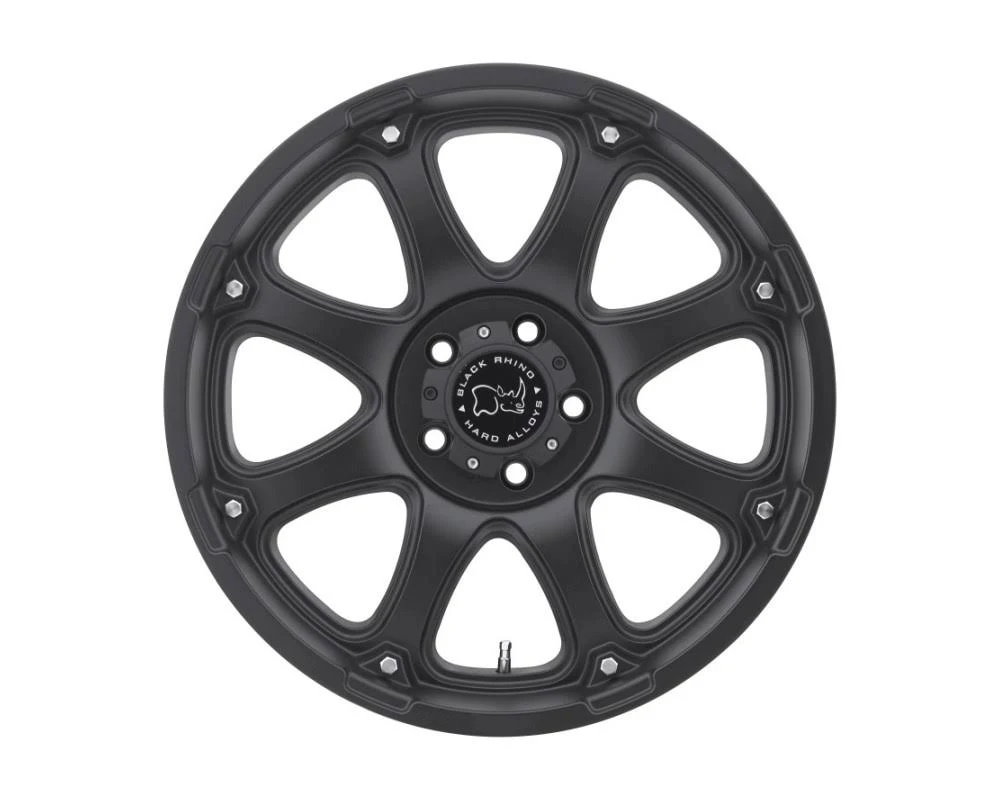 Black Rhino Glamis Matte Black Wheel 18x9 5x150 12mm CB110